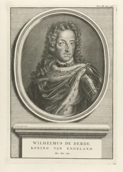 Portret van Willem III, koning van Engeland