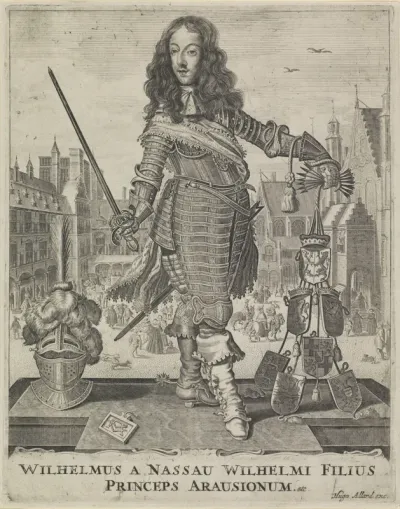 Portret van Willem III, prins van Oranje