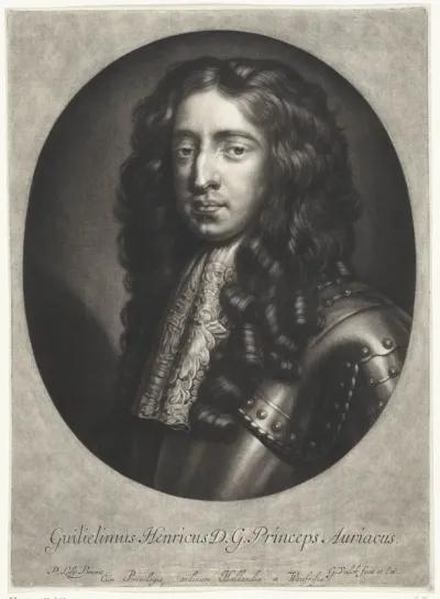 Portret van Willem III, prins van Oranje-Nassau, koning van Engeland