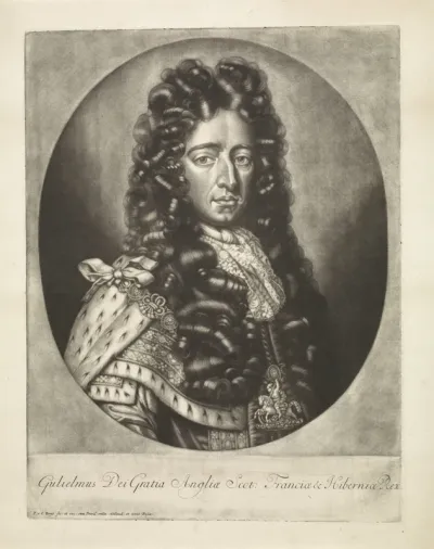 Portret van Willem III, prins van Oranje-Nassau, koning van Engeland