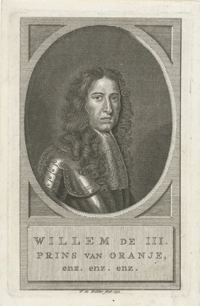 Portret van Willem III prins van Oranje-Nassau