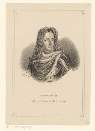 Portret van Willem III