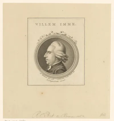 Portret van Willem Imme