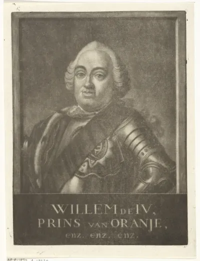 Portret van Willem IV, prins van Oranje en Nassau