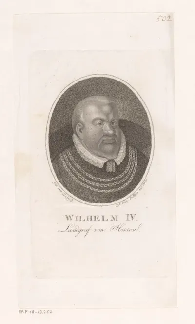 Portret van Willem IV van Hessen-Kassel