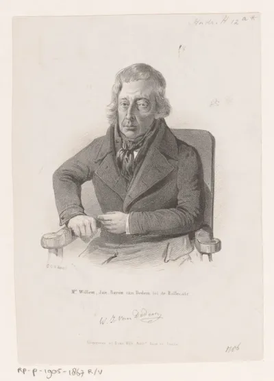 Portret van Willem Jan baron van Dedem tot de Rollecate