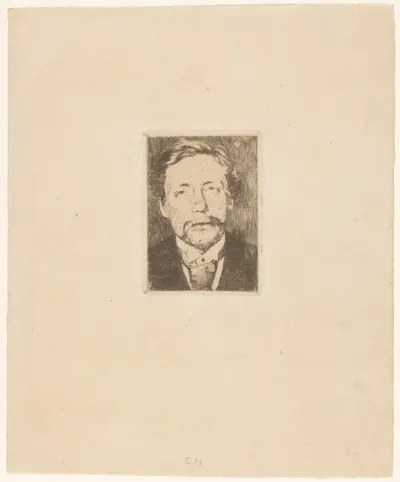 Portret van Willem Kloos
