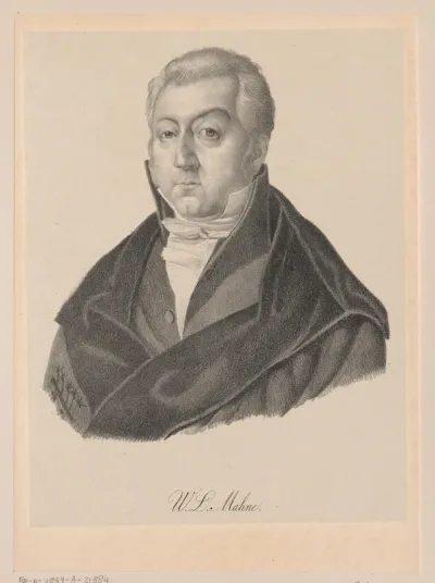 Portret van Willem Leonard Mahne