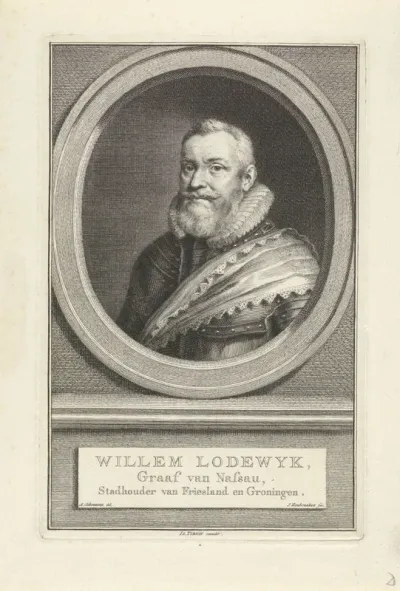 Portret van Willem Lodewijk, graaf van Nassau