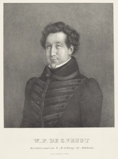Portret van Willem Pasques de Chavonnes Vrugt
