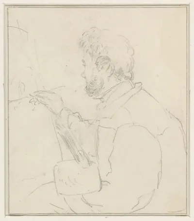 Portret van Willem Pieter Hoevenaar