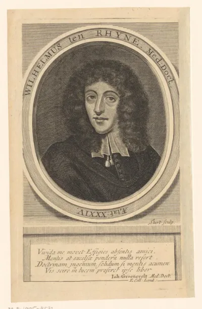 Portret van Willem ten Rhijne