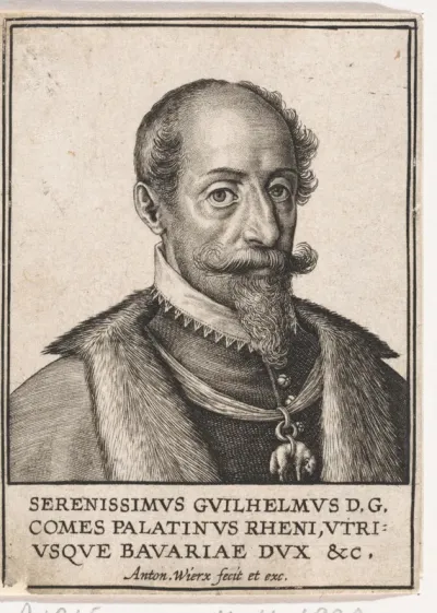 Portret van Willem V de Vrome van Beieren