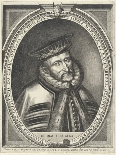 Portret van Willem V, hertog van Gulik, Kleef en Berg en graaf van Mark en Ravensberg