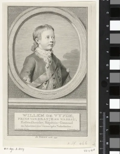 Portret van Willem V, prins van Oranje-Nassau