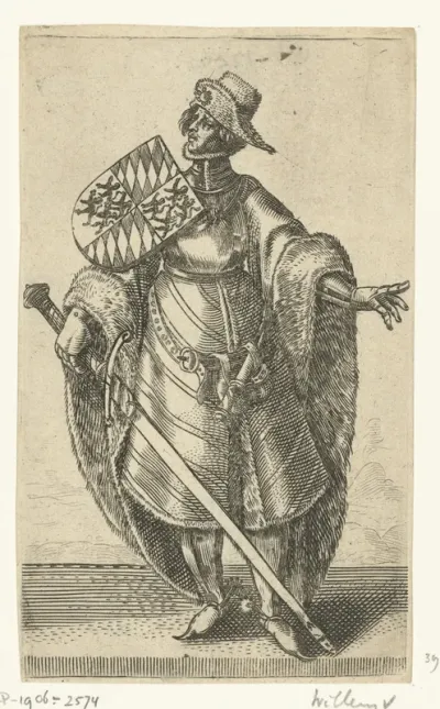 Portret van Willem V van Holland, graaf van Holland en Zeeland