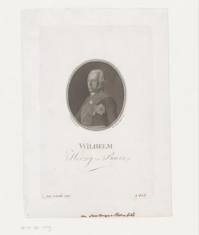 Portret van Willem van Beieren