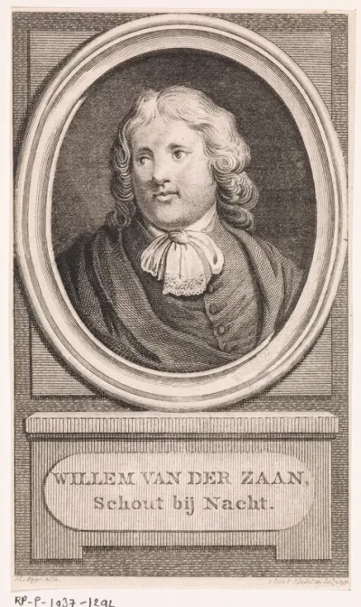 Portret van Willem van der Zaan
