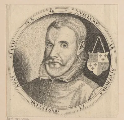 Portret van Willem van Oudshoorn van Sonnevelt op 48-jarige leeftijd