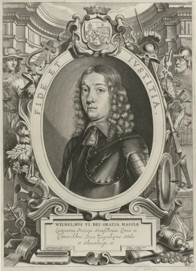 Portret van Willem VI, landgraaf van Hessen-Kassel