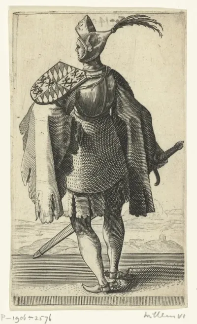 Portret van Willem VI van Beieren, graaf van Holland en Zeeland