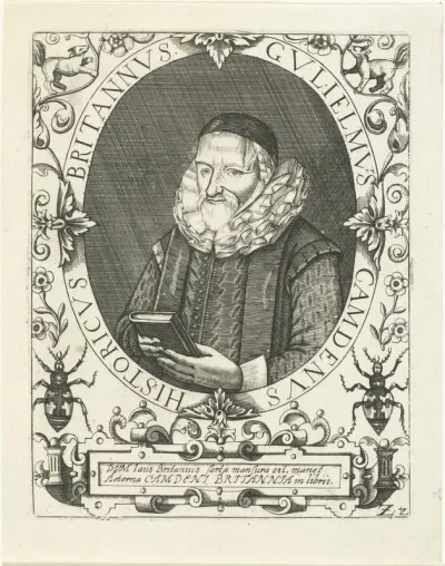 Portret van William Camden