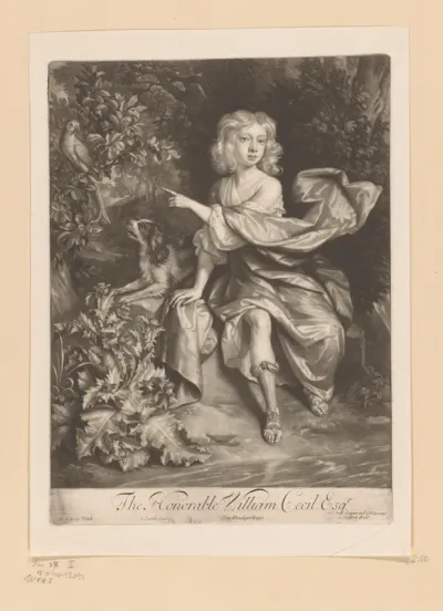 Portret van William Cecil Esqr.