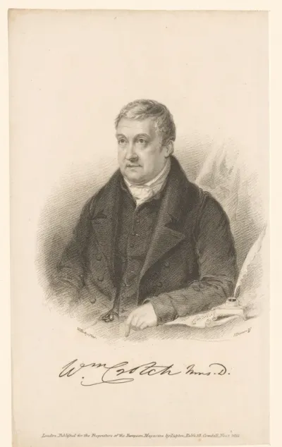 Portret van William Crotch