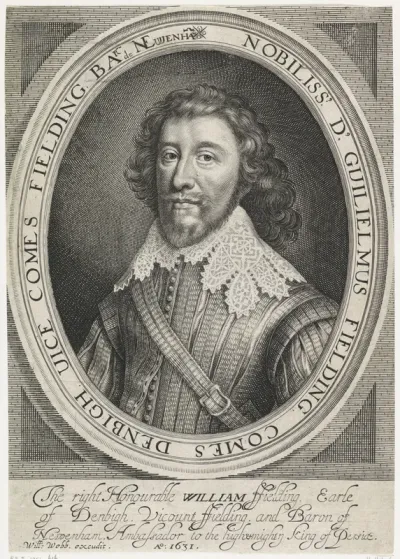 Portret van William Fielding, 1e graaf van Denbigh