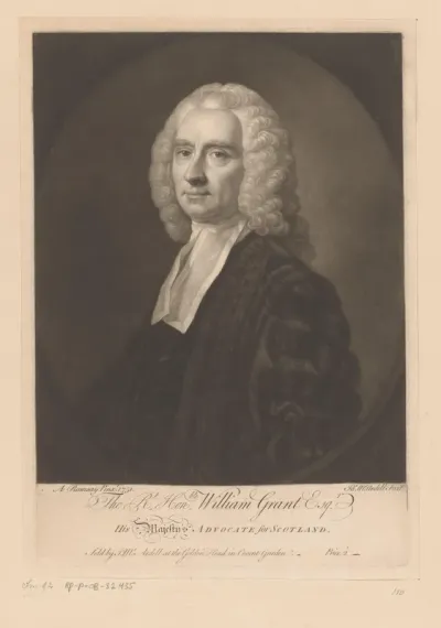 Portret van William Grant