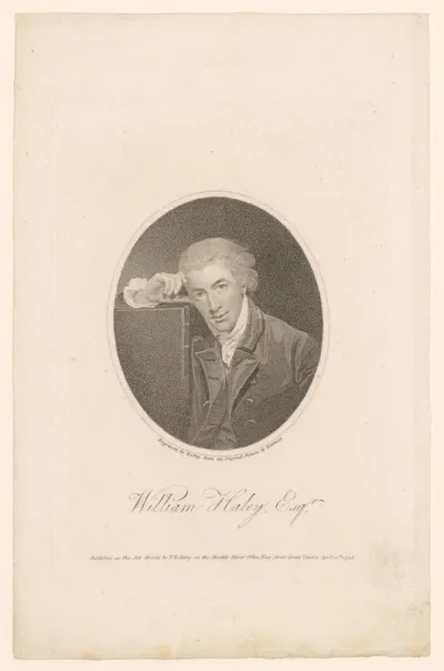 Portret van William Hayley