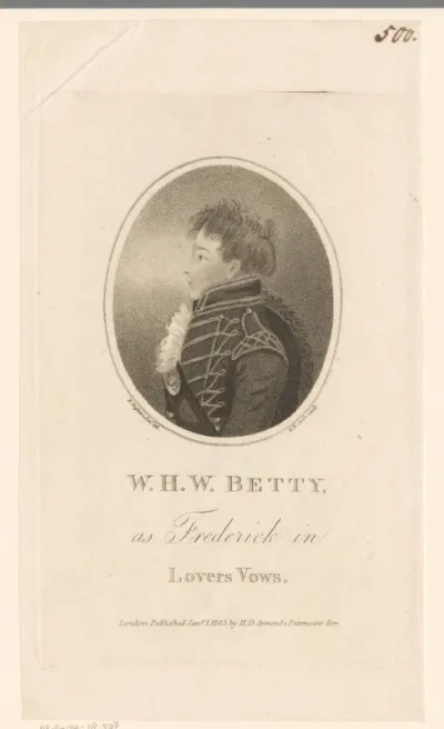 Portret van William Henry West Betty