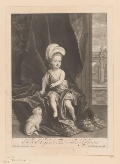Portret van William, hertog van Gloucester