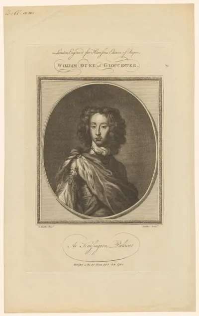 Portret van William, hertog van Gloucester