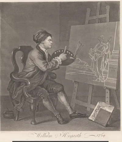 Portret van William Hogarth
