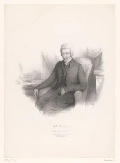 Portret van William Howley, aartsbisschop van Canterbury