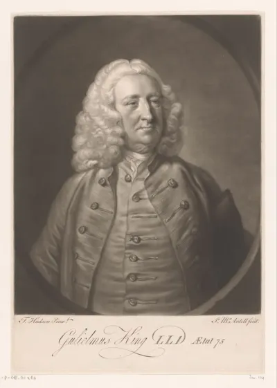 Portret van William King