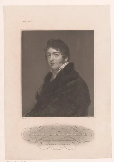 Portret van William Lamb, 2nd Viscount Melbourne