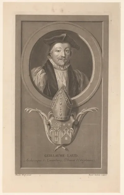 Portret van William Laud, aartsbisschop van Canterbury