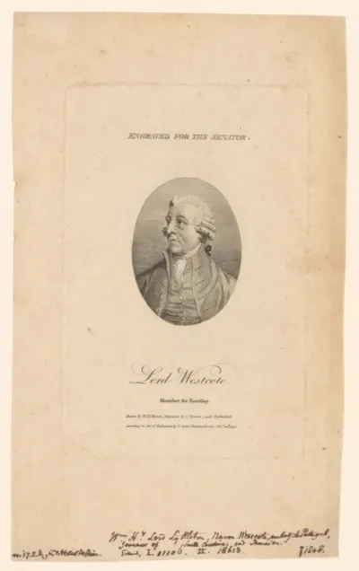 Portret van William Lyttelton