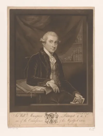 Portret van William Musgrave