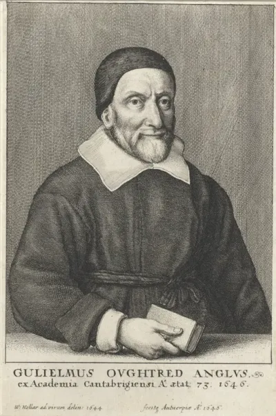 Portret van William Oughtred