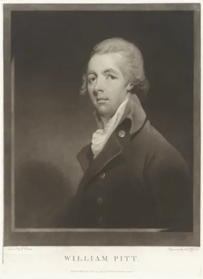 Portret van William Pitt