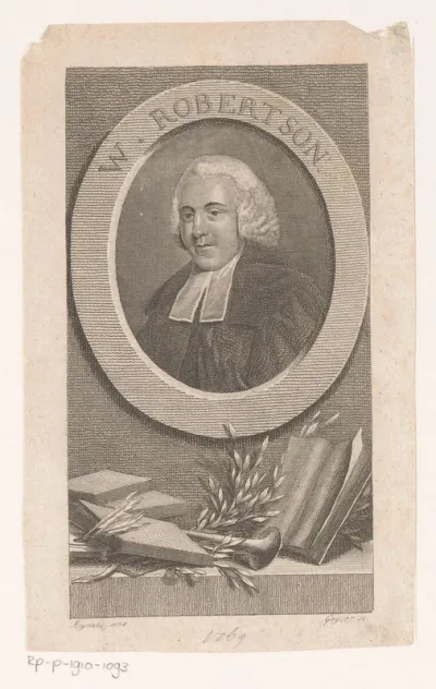 Portret van William Robertson