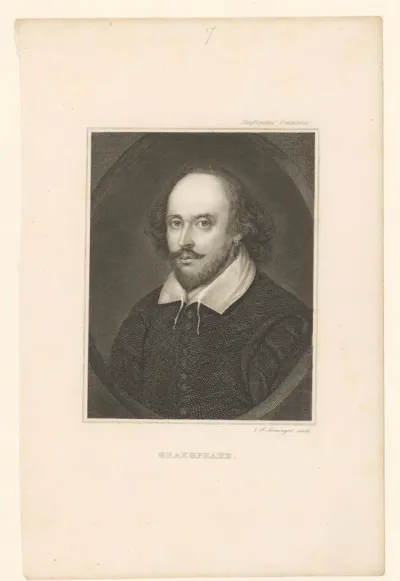 Portret van William Shakespaere
