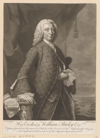 Portret van William Shirley