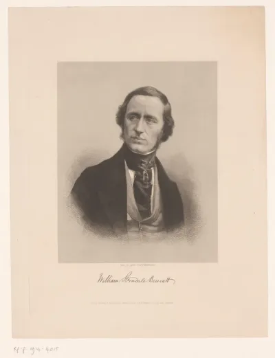 Portret van William Sterndale Bennett