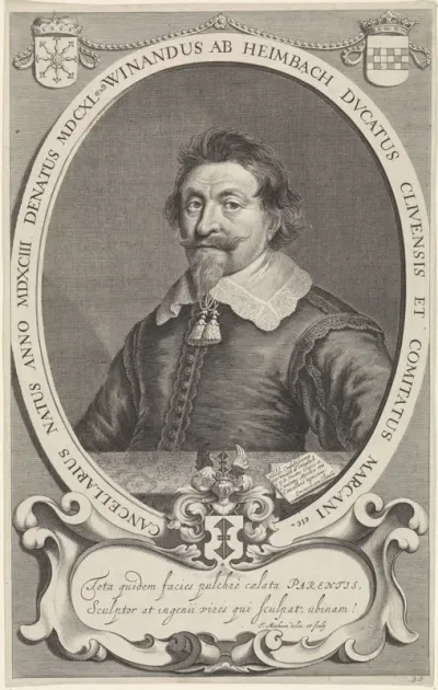 Portret van Winand ab Heimbach