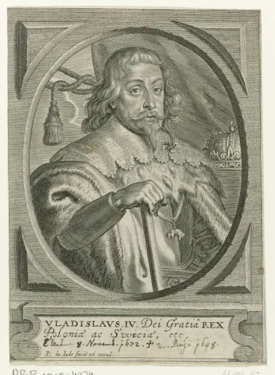 Portret van Wladislaus IV, koning van Polen en Zweden