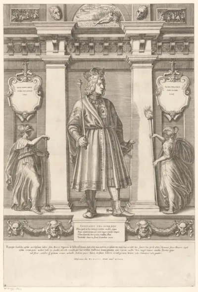 Portret van Wladislaus van Bohemen